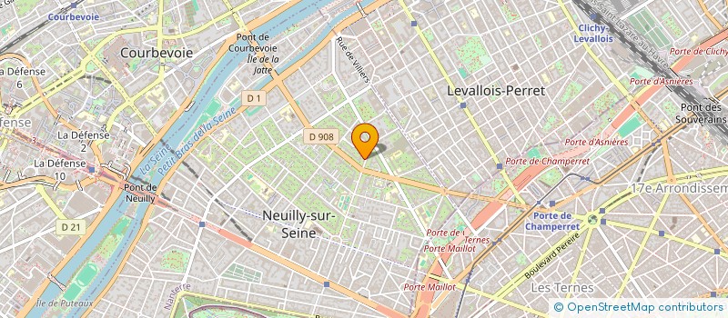localisation de l'entreprise SCI DU CHEMIN DE SAINT DENIS à NEUILLY-SUR-SEINE