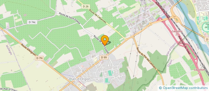 localisation de l'entreprise SCI DU CHEMIN DE SAINT ESTEVE à PLAN-D'ORGON
