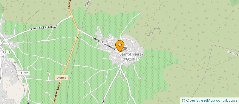 localisation de l'entreprise SCI DU CHEMIN DE ST HILAIRE  REMOULINS