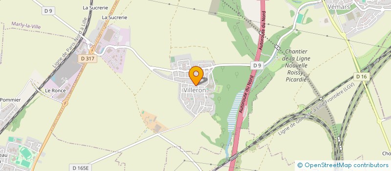 localisation de l'entreprise SCI DU CHEMIN DE STAINS à VILLERON