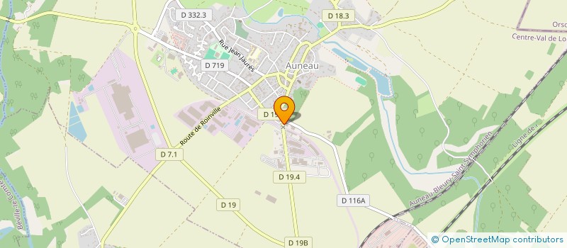 localisation de l'entreprise SCI DU CHEMIN DEPARTEMENTAL 19 à AUNEAU-BLEURY-SAINT-SYMPHORIEN
