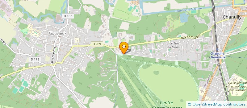 localisation de l'entreprise SCI DU CHEMIN DES AIGLES  GOUVIEUX