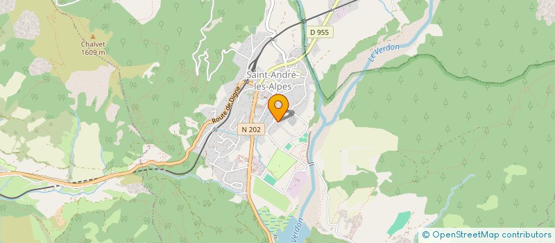 localisation de l'entreprise SCI DU CHEMIN DES CHAUVES  SAINT-ANDRE-LES-ALPES