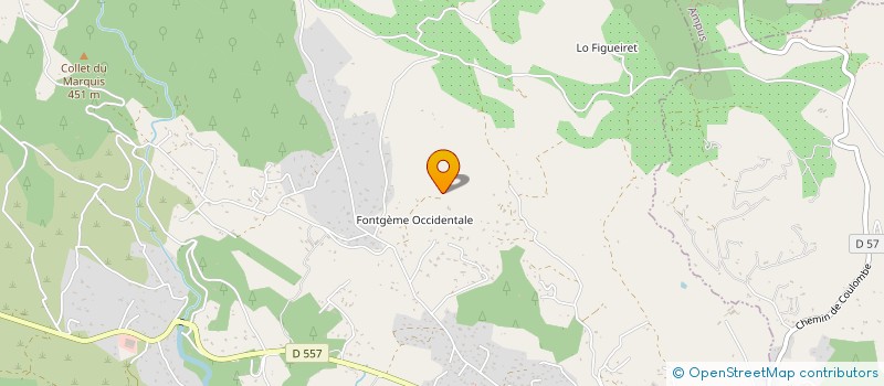 localisation de l'entreprise SCI DU CHEMIN DES CHENES  FLAYOSC