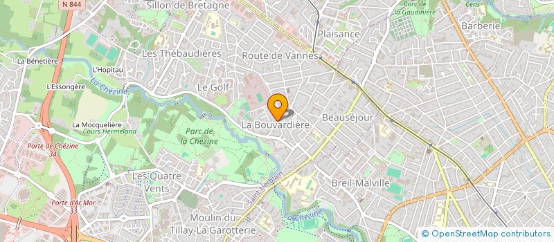 localisation de l'entreprise SCI DU CHEMIN DES COTTES  SAINT-HERBLAIN