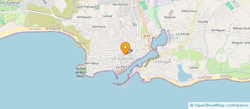 localisation de l'entreprise SCI DU CHEMIN DES DAMES  GUILVINEC