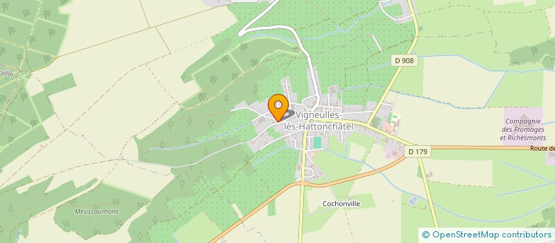 localisation de l'entreprise SCI DU CHEMIN DES FAUTES  VIGNEULLES-LES-HATTONCHATEL