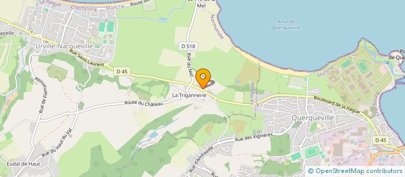 localisation de l'entreprise SCI DU CHEMIN DES FOSSES  LA HAGUE