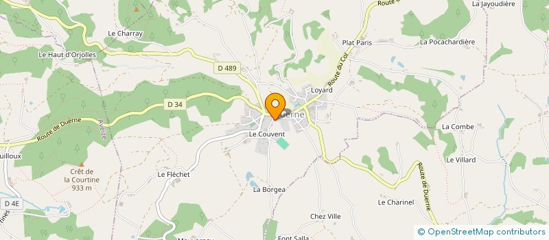 localisation de l'entreprise SCI DU CHEMIN DES GARDES  DUERNE