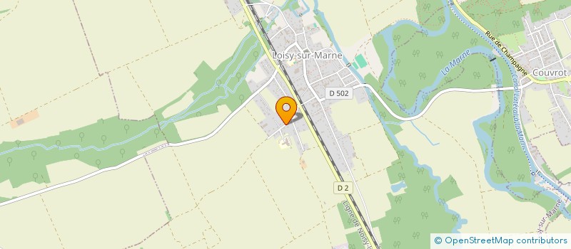 localisation de l'entreprise SCI DU CHEMIN DES VIGNES  LOISY-SUR-MARNE