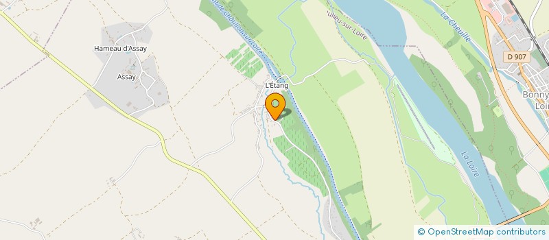 localisation de l'entreprise SCI DU CHEMIN DES VIGNES  BEAULIEU-SUR-LOIRE