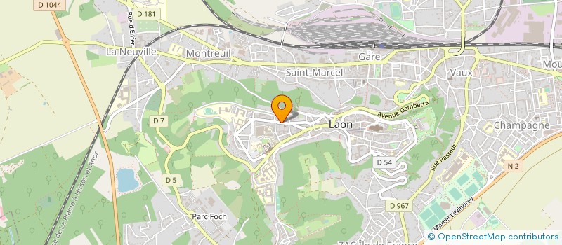 localisation de l'entreprise SCI DU CHEMIN DES VIGNES à LAON