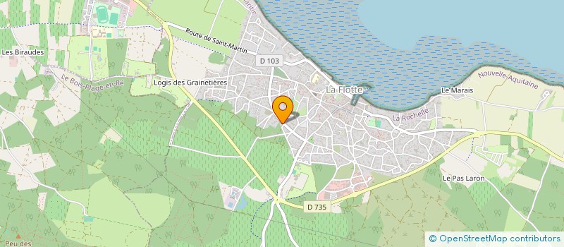 localisation de l'entreprise SCI DU CHEMIN DU CORPS DE GARDE  LA FLOTTE