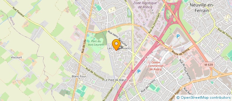 localisation de l'entreprise SCI DU CHEMIN DU LOUP à RONCQ