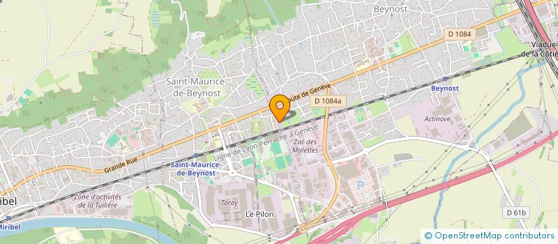 localisation de l'entreprise SCI DU CHEMIN DU MILIEU à BEYNOST