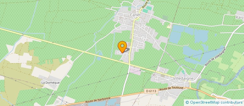 localisation de l'entreprise SCI DU CHEMIN DU PORT  CANET