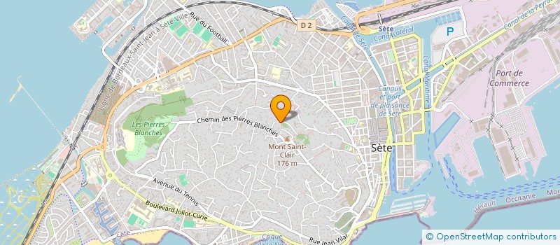 localisation de l'entreprise SCI DU CHEMIN DU ROUQUIER  SETE