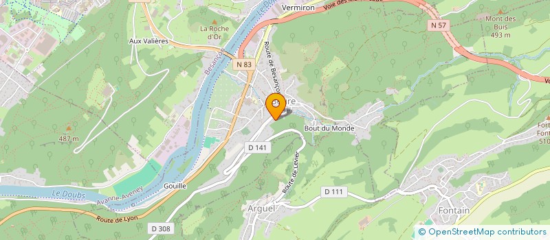 localisation de l'entreprise SCI DU CHEMIN DU SINAI  BEURE