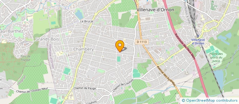 localisation de l'entreprise SCI DU CHEMIN LALAURIE à VILLENAVE-D'ORNON