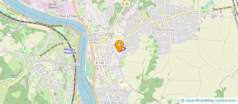 localisation de l'entreprise SCI DU CHEMIN MALLAVAL  NEUVILLE-SUR-SAONE