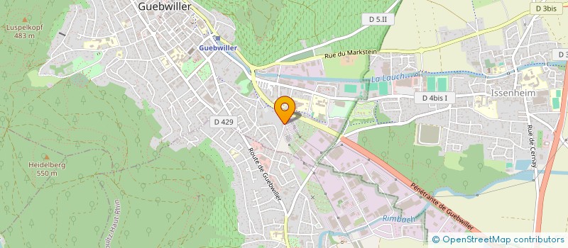 localisation de l'entreprise SCI DU CHEMIN NOIR  GUEBWILLER