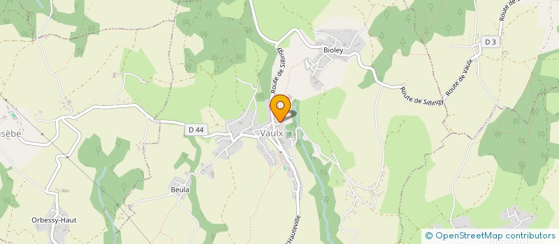 localisation de l'entreprise SCI DU CHEMIN RURAL DU BIDEY  VAULX