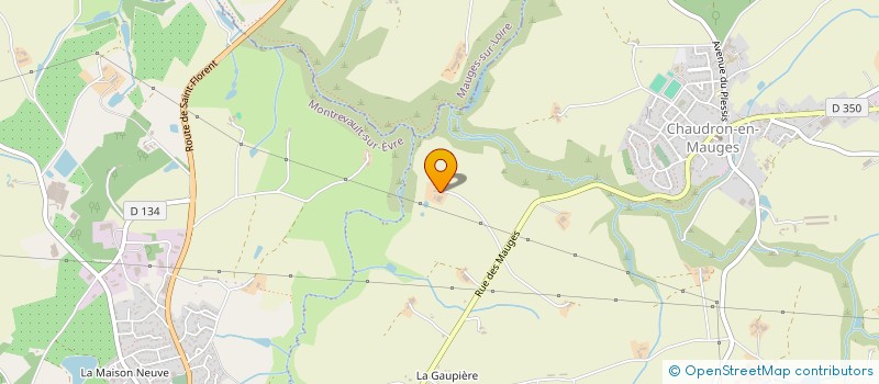 localisation de l'entreprise SCI DU CHEMIN VERT à MONTREVAULT-SUR-EVRE