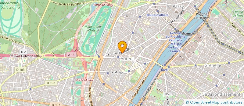 localisation de l'entreprise SCI DU CHEMIN VERT  PARIS