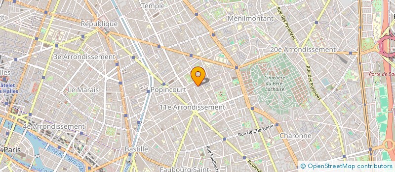 localisation de l'entreprise SCI DU CHEMIN VERT  PARIS