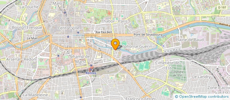 localisation de l'entreprise SCI DU CHEMIN VERT  RENNES