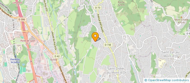 localisation de l'entreprise SCI DU CHEMIN VERT  SAINT-DIDIER-AU-MONT-D'OR