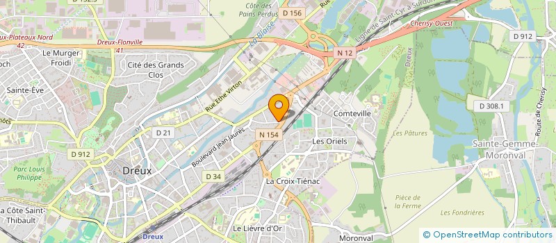 localisation de l'entreprise SCI DU CHEMIN VERT à DREUX