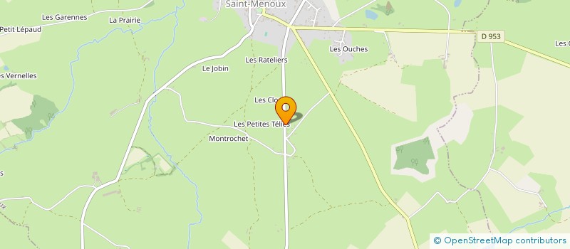 localisation de l'entreprise SCI DU CHEMIN VERT  SAINT-MENOUX