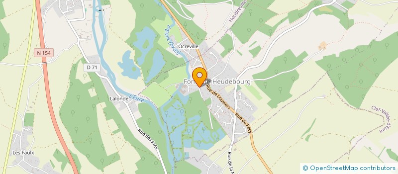 localisation de l'entreprise SCI DU CHEMIN VERT  CLEF VALLEE D'EURE