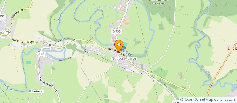 localisation de l'entreprise SCI DU CHENE  NEUVE-MAISON