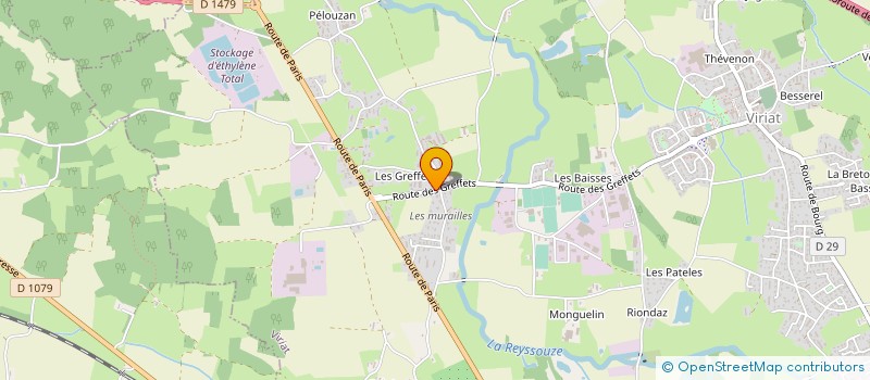 localisation de l'entreprise SCI DU CHENE à VIRIAT