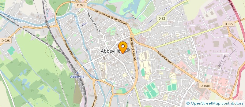 localisation de l'entreprise SCI DU CHENE à ABBEVILLE