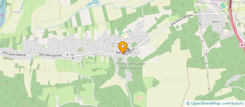 localisation de l'entreprise SCI DU CHENE  PONTPOINT