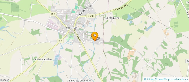 localisation de l'entreprise SCI DU CHENE  CHAUVE