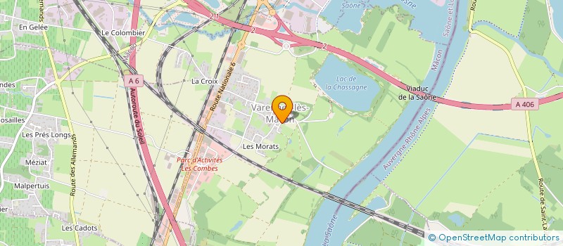 localisation de l'entreprise SCI DU CHENE à VARENNES-LES-MACON