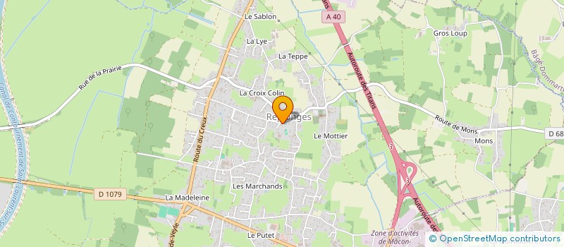 localisation de l'entreprise SCI DU CHENE à REPLONGES