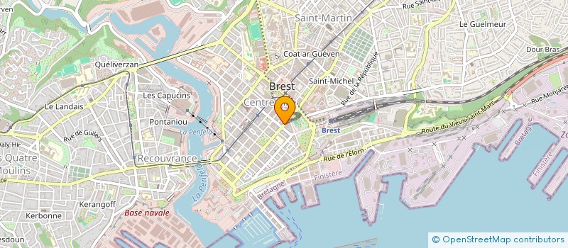 localisation de l'entreprise SCI DU CHENE  BREST