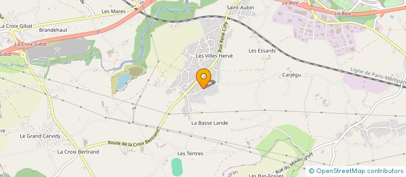 localisation de l'entreprise SCI DU CHENE  YFFINIAC