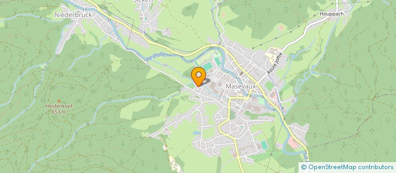 localisation de l'entreprise SCI DU CHENE  MASEVAUX-NIEDERBRUCK