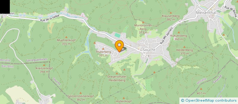 localisation de l'entreprise SCI DU CHENE  SOUCHT