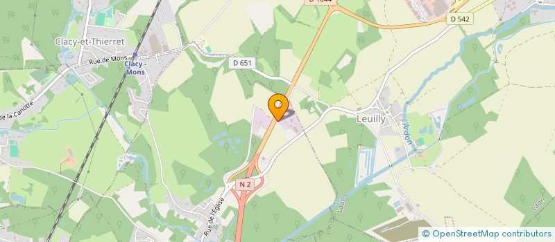 localisation de l'entreprise SCI DU CHENE à LAON