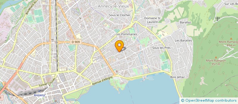 localisation de l'entreprise SCI DU CHENE à ANNECY