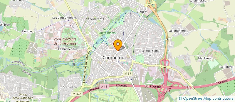 localisation de l'entreprise SCI DU CHENE  CARQUEFOU