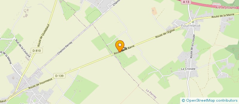 localisation de l'entreprise SCI DU CHENE  LE PERREY