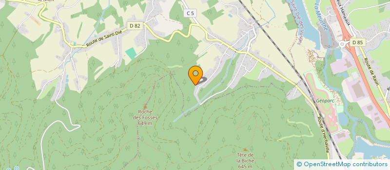 localisation de l'entreprise SCI DU CHENE  SAINT-MICHEL-SUR-MEURTHE